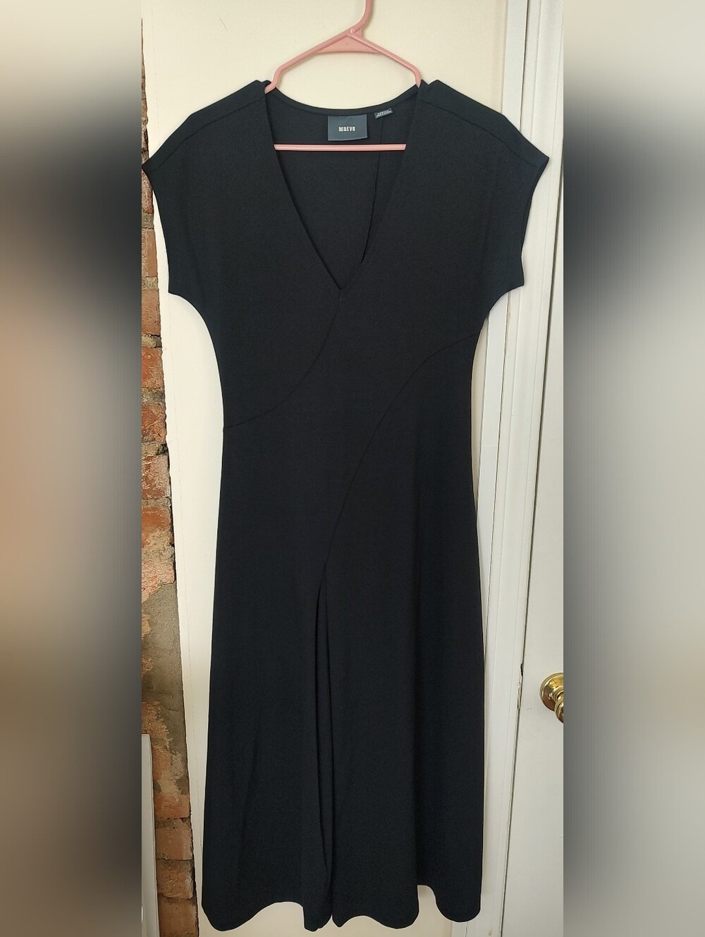 Anthropologie Maeve Black Long Dress Size M